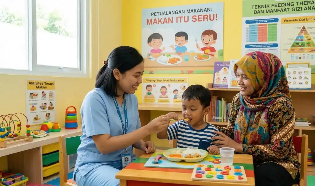Terapi anak susah makan Johar Baru